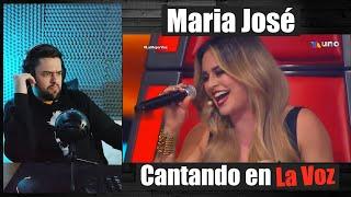 Cantante Reacciona a María José - Lo que tenias conmigo Presentación en la VOZ