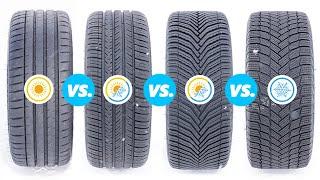 Michelin Pilot Sport 4S vs PIlot Sport AllSeason 4 vs CrossClimate 2 vs X-Ice Snow! Tested and Rated