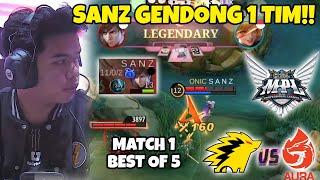 GUSION + PETRI = 11 KILL LU MAEN SNDRI AJA SANZ!! Sumpah NGERI GUSION INI ORANG!!! MATCH 1