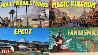  LIVE: Hollywood, Magic Kingdom, Epcot, Back to Fantasmic at Walt Disney World 10/11/2024