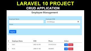 Laravel 10 CRUD Application