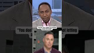 Stephen A. had to tell Joe what's up 