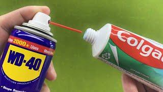 Mix WD 40 with Toothpaste! You Will Be Amazed With The Results