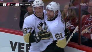 Kessel Snipes his First with the Penguins vs Arizona (10/10/15)