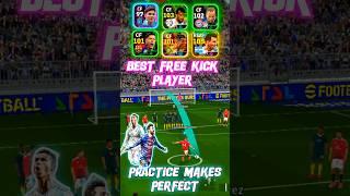 Efootball 25 || Best Free kick challenge #efootball #pes2021 #messi #ronaldo #shorts #freekick