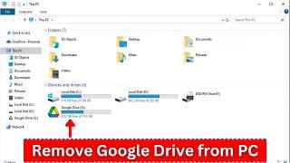How to Remove Google Drive from Laptop or PC | How To Uninstall Google Drive From PC