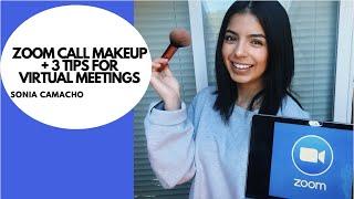 ZOOM CALL MAKEUP | VIRTUAL MEETING | GET READY WITH ME | TIPS FOR ONLINE CALLS