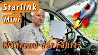 Starlink Mini während der Fahrt nutzen  - Mein Test!