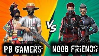 PB GAMER VS NOOB FRIENDS |Friendly Custom 2v2 |PB VIKAS GAMING