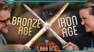 Forged Iron Sword vs. Cast Bronze Sword