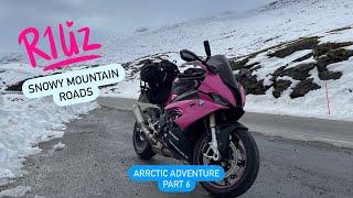 R1Liz - Snowy Mountain Roads in Norway (Arctic to Alpine S1000RR Adventure - Part 6)