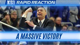 Kentucky gets a MASSIVE win over Florida to start SEC play 1-0 | Rapid Reaction