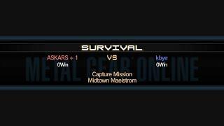 MGO2: FS; Red's MVP! ASKARS ÷ 1 vs Terror Squad - Survival Match | CAP at M.M.