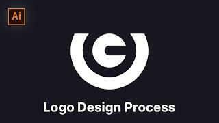 How to Design Creative UC Logo in Illustrator | #logodesignprocess | SoftAsia Tech