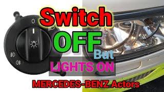 Switch Off But Light on  What problem of  Actors Trucks (Darekt Light) ?