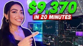 $9,370 in 20 Minutes Trading Options - 500% GAIN