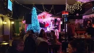 Damian Higgins performing at the Hudson Bar in Belfast