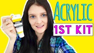 Best Acrylic Paint Art Supply List for Beginners ► Starter Kit + Materials