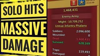 Lords Mobile - How to Deal More Damage with Single Troop Attacks