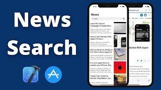 Swift: News App Search (2021, Xcode 12, Swift 5) - iOS Development for Beginners