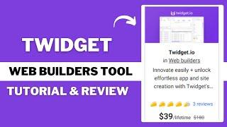 Twidget.io Tutorial & Review 2024 | Best Appsumo Lifetime Deal | Saas LTD Hunter