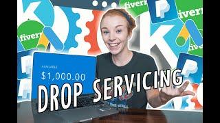 $0-$1,000 Drop Servicing CHALLENGE (Service Arbitrage) | Researching Fiverr Gigs to Resell | Part 1