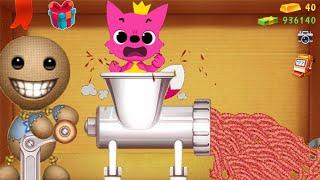 Machine Press vs The Buddy & PinkFong Baby Shark | Kick The Buddy