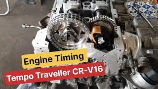 Engine Timing Tempo Traveller CR-V16 #tempotraveller #Engine#Timing