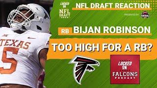 Why Bijan Robinson was drafted by the Atlanta Falcons | 2023 NFL Draft Reaction