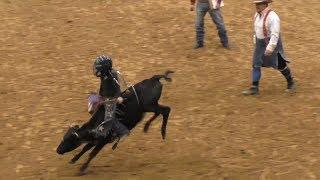 Calf Riding - 2018 Junior Bull Riding National Finals #NJBRA