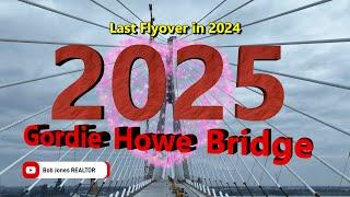 I Flew Over the NEW Gordie Howe Bridge in 2024 and Captured it All!