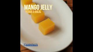 Mango Jelly Pudding - sehr jiggly - vegan & halal