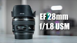 Canon EF 28mm f/1.8 USM - the widest and fastest budget native natural perspective lens!