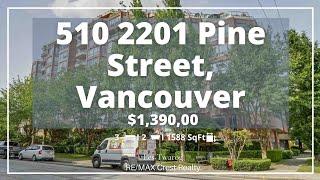 Median Cove - 510 - 2201 Pine Street, Fairview Vancouver  V6J 5E7