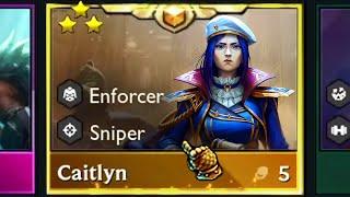 3 Star Caitlyn 1v9! ⭐⭐⭐ TFT Arcane Set 13