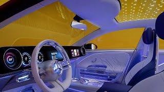 "Mercedes Concept CLA Class: Immersive Elegance Unveiled Inside!"