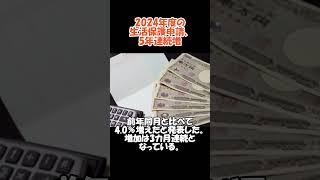 2024年度の生活保護申請、5年連続増#政治#ニュース#自民党#公明党#立憲民主党#日本維新の会#国民民主党 #石破
