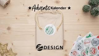 Avery Zweckform Z-Design Sticker Adventskalender DIY