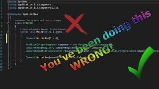 How to compare positive integers in C# the right way
