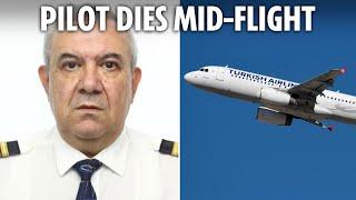 Turkish Airlines pilot suddenly dies during flight from US forcing emergency landing