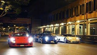 Legendary Combo in Monaco: Bugatti EB110 GT, Ferrari F40 and Lamborghini Diablo SV