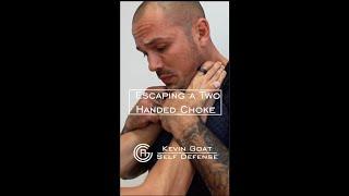 Escaping a Two Handed Choke