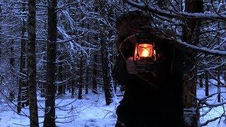 3 Day Deep Forest Winter Camping - Campfire Tent - Bushcraft - Plein Air Painting