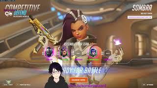 ONE TRICK SOMBRA! SOMBRAWIZARD SOMBRA OVERWATCH 2 SEASON 12 TOP 500 GAMEPLAY