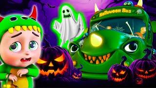 "Spooky Bus Everywhere!"  Halloween Adventure|Floor is Lava Game | Songs for Kids | Jugnu Kids