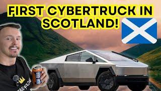 Tesla CyberTruck arrives in Scotland! Exclusive first look