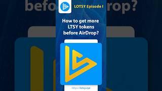 LOTSY — How to get more LTSY tokens before AirDrop? #GettingMillionsDone #LOTSY #LTSY #jackpot #coin