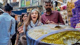 Eating INDIAN Vegetarian STREET FOOD with a Local! 