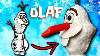Olaf Paper Mache Sculpture | Kids Videos for Kids