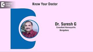 Dr. Suresh G|  Homeopathic Consultant in Bangalore | Homeopathic Consultant - Know Your Doctor